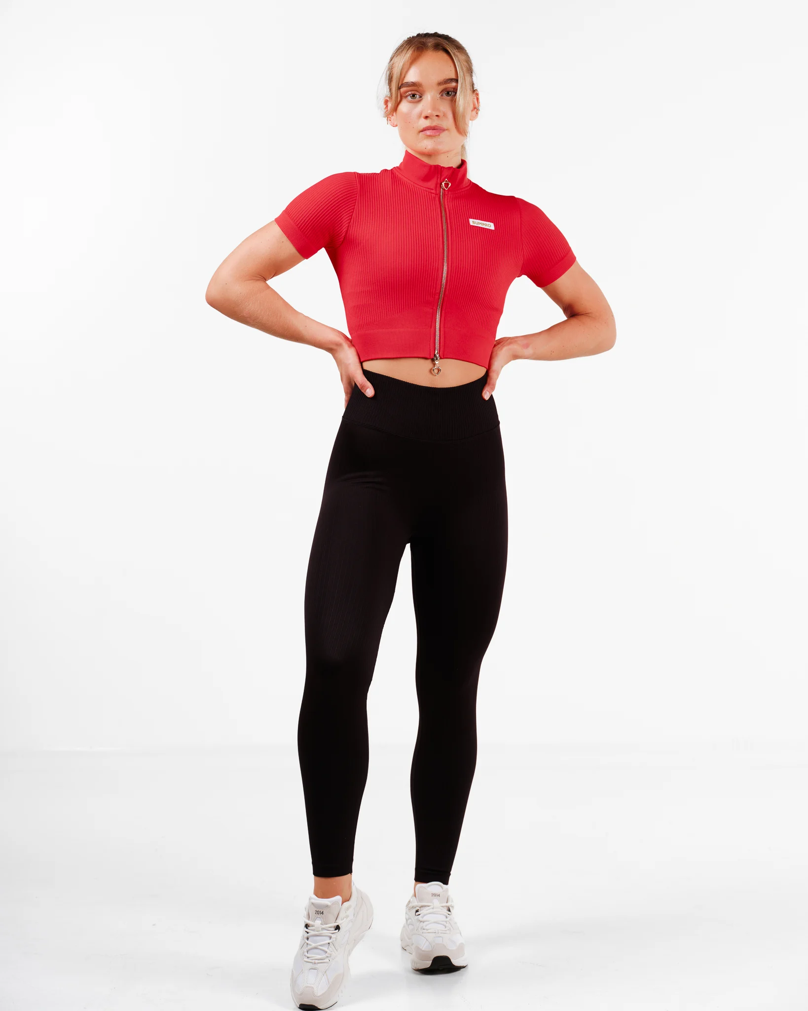 Bumpro Perfect Wide Rib Seamless Tights Black