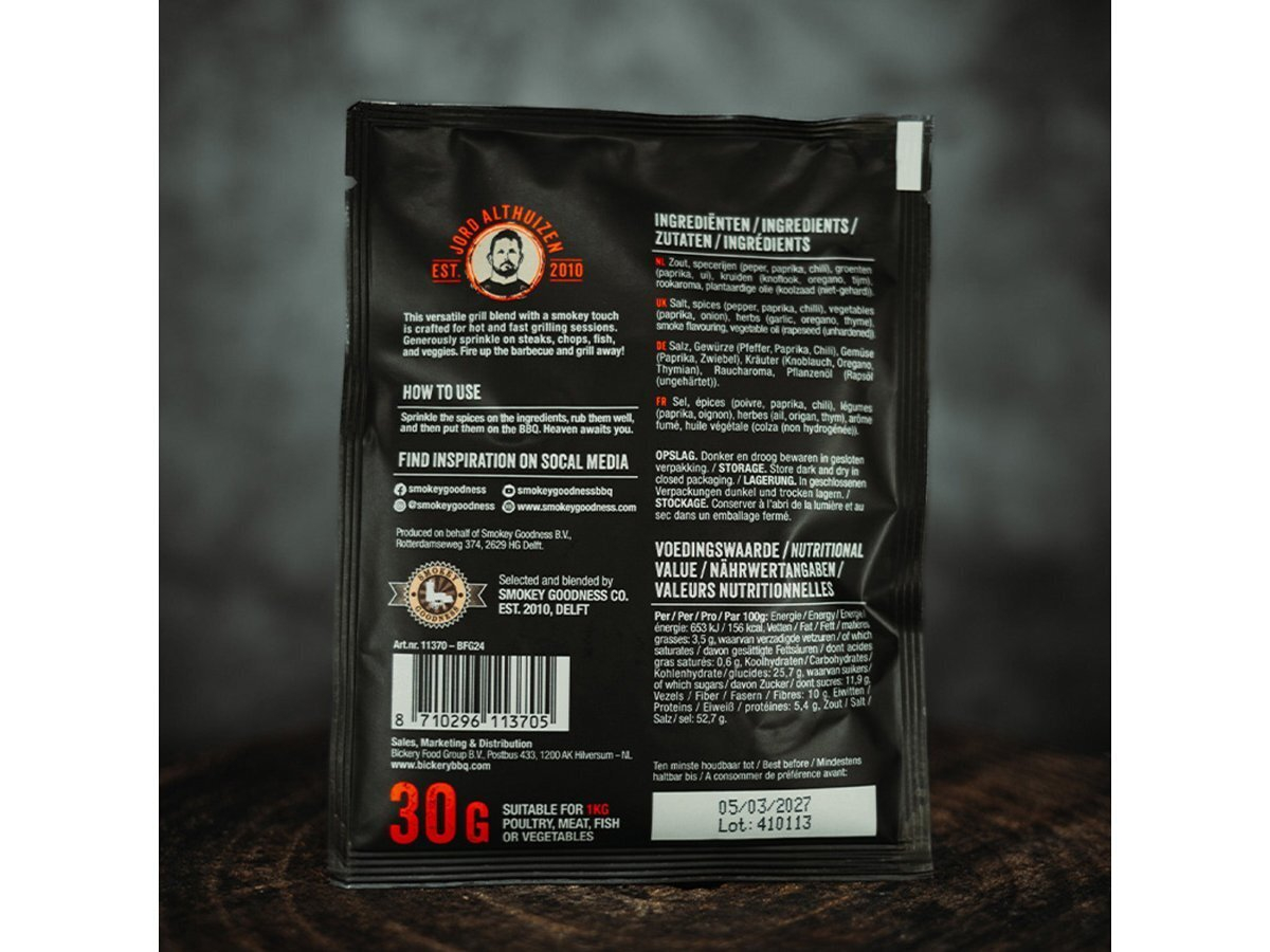 Smokey Goodness Grill blend barbecue rub