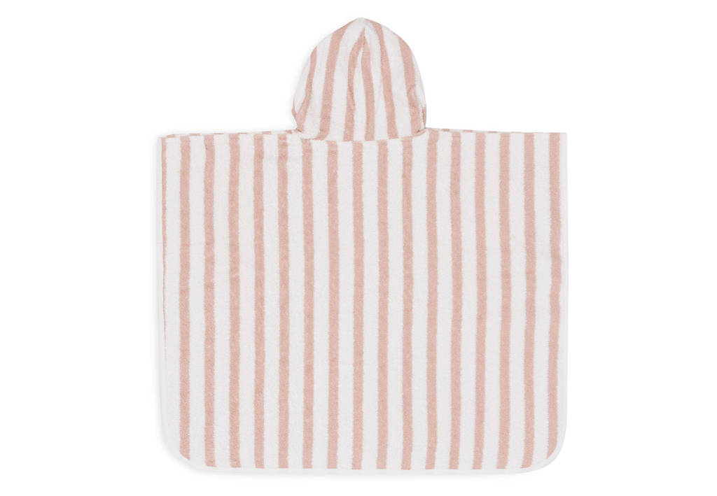 badponcho Stripe Terry Wild Rose