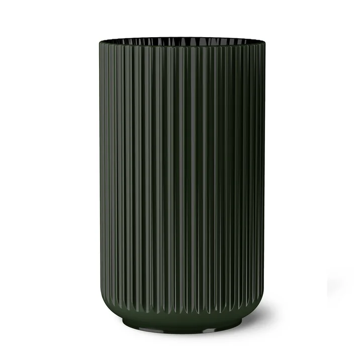 Lyngby Porcelæn - Lyngbyvase, H 31 cm, dunkelgrün