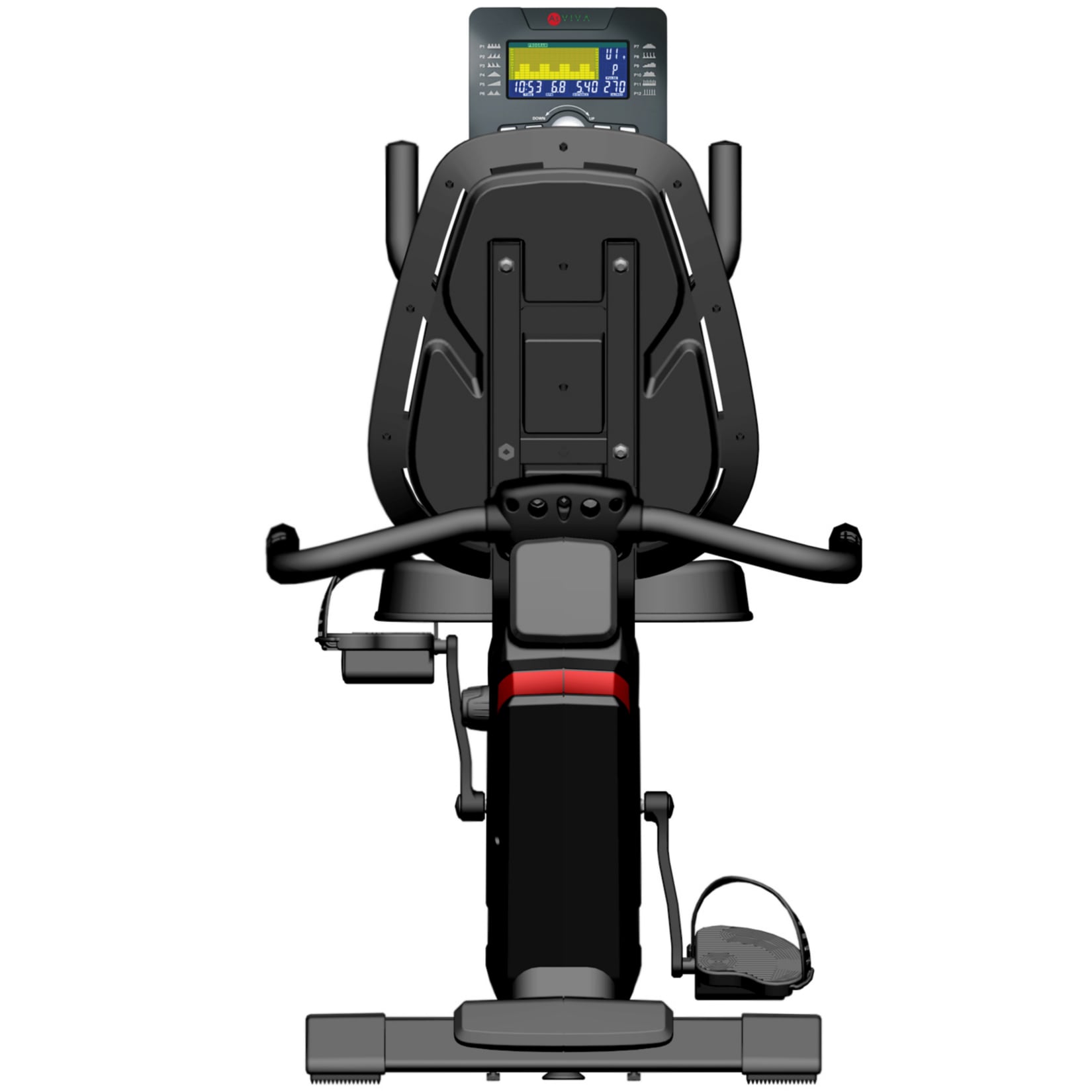AsViva Liegeergometer Bluetooth Recumbent Bike R7
