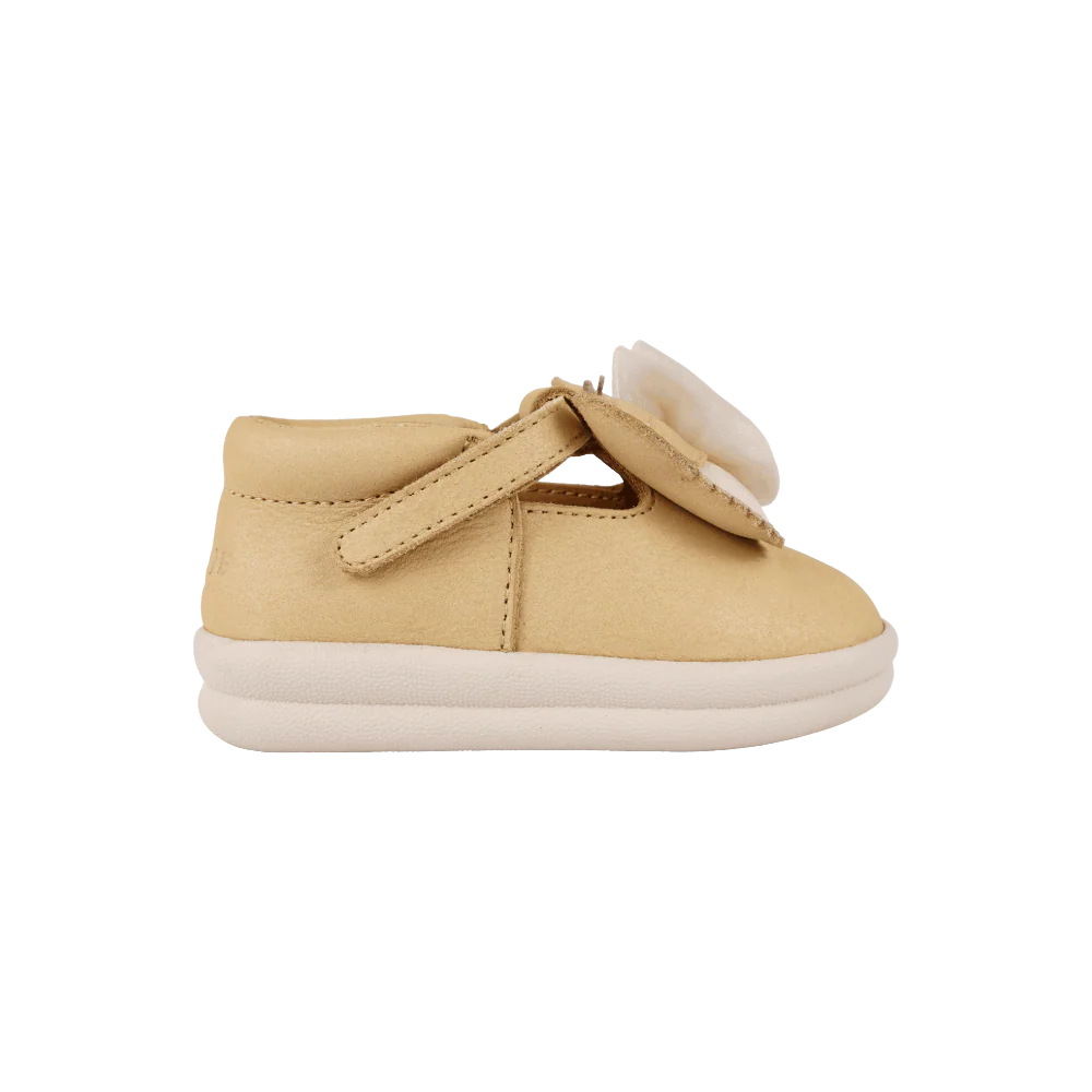 Vlindy Shoes | Gold Metallic Nubuck