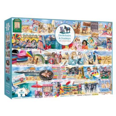 Deckchairs & Donkeys 1000 Piece Jigsaw Puzzle