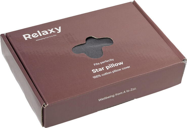 Relaxy Relaxy STAR Pudebetræk grå Grå