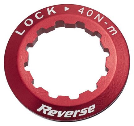 Écrou de Cassette Reverse Aluminium Rouge