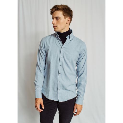 Bruun & Stengade Muriel Skjorte, Blue, L