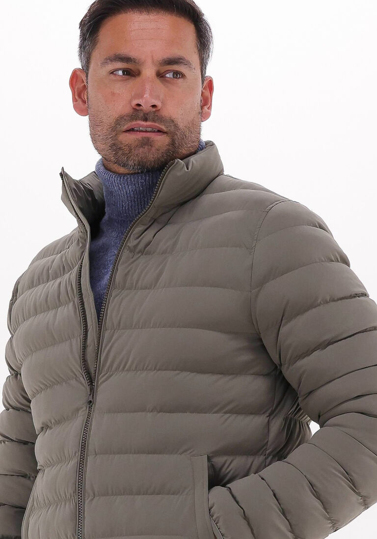 PROFUOMO beige profuomo gewatteerde jas outerw lt weight bomber