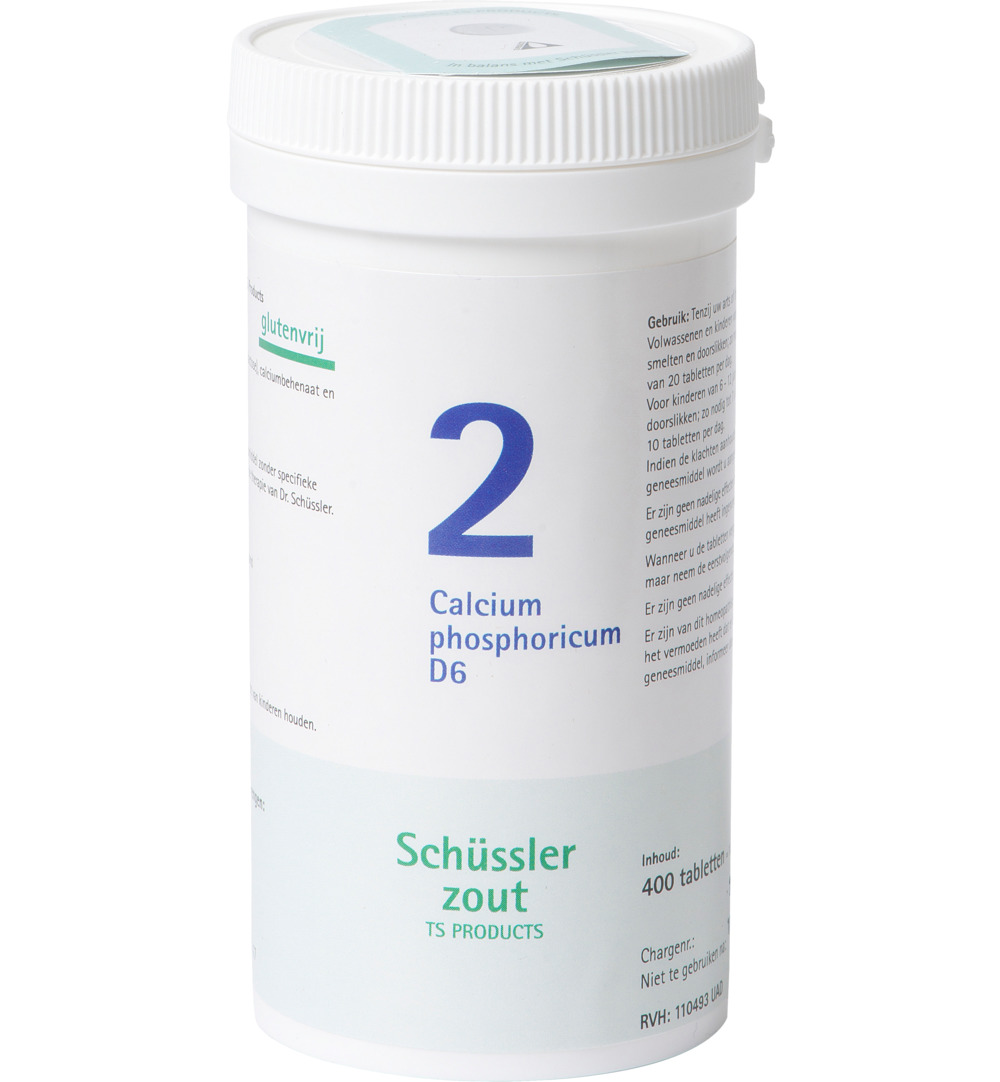 Pfluger Calcium phosphoricum 2 D6 Schussler (400 tabletten)