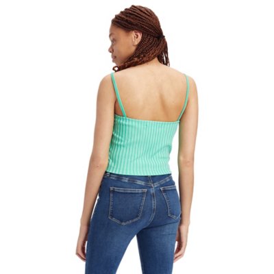 Débardeur femme Rib Cropped Strappy CALVIN KLEIN