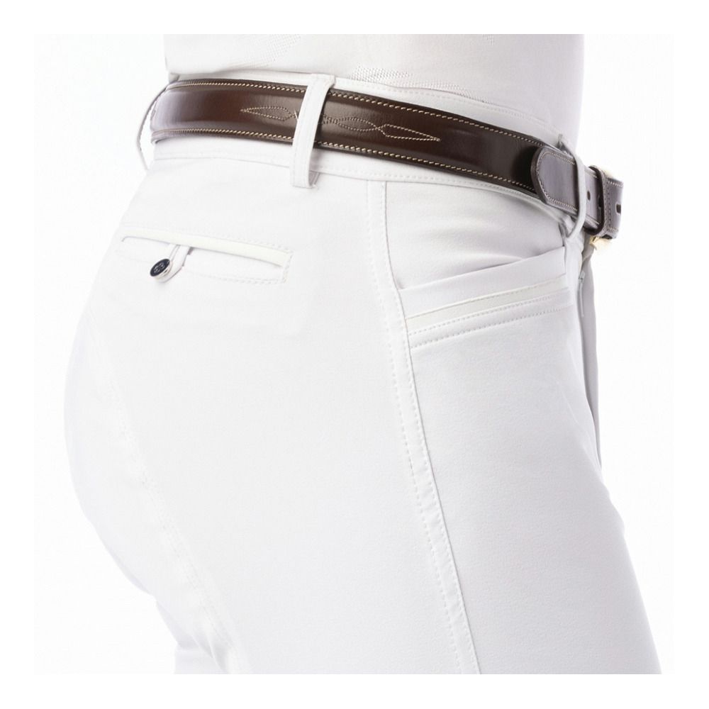 Equitheme GEORG - Pantalon siliconé Homme blanc