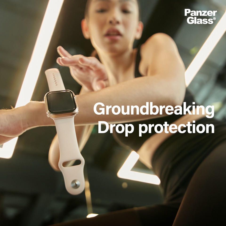 PanzerGlass - Skærmbeskytter - Apple Watch Ultra 3 - FullBody Slim - Sort