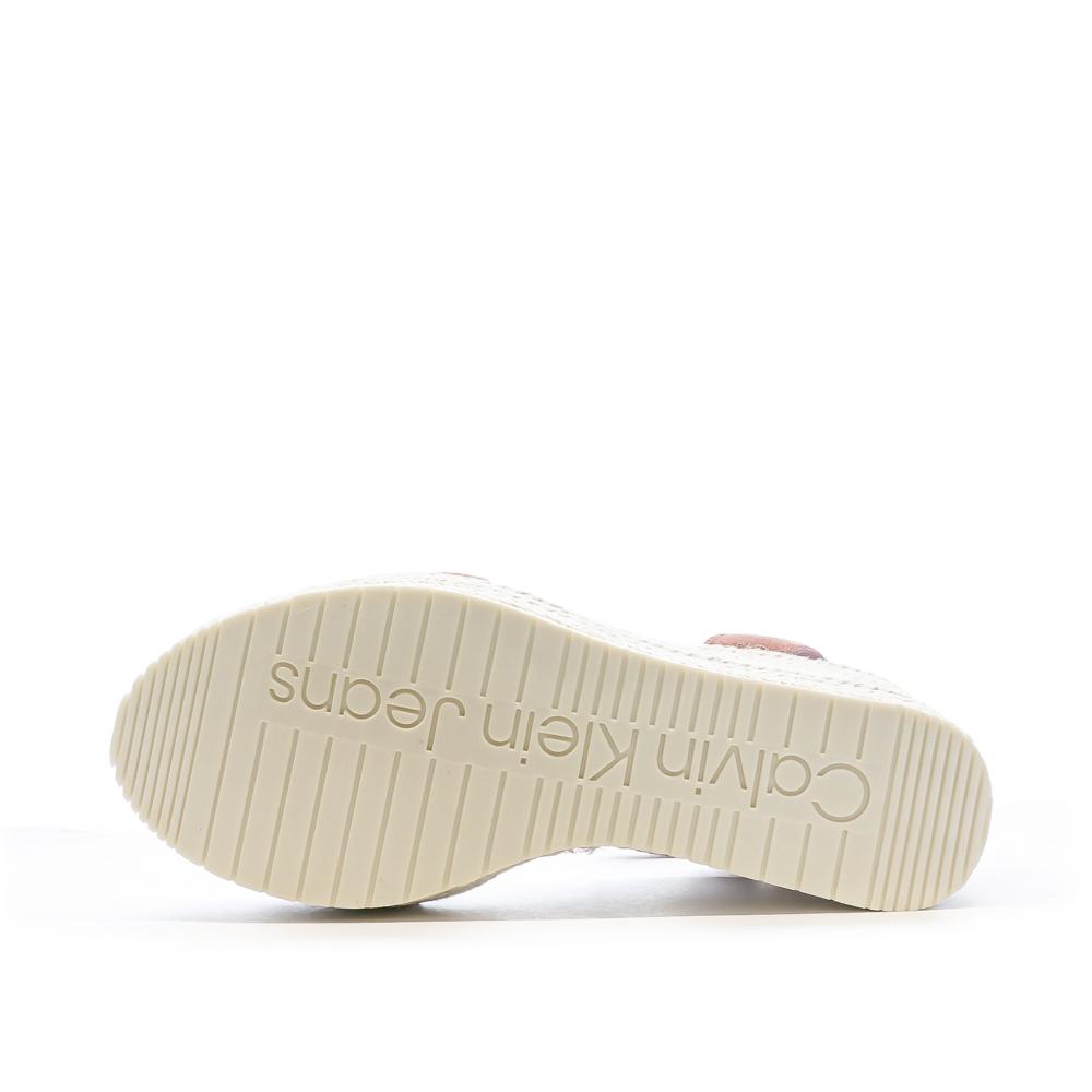 Calvin Klein Jeans Sandales Compensées Roses Femme Calvin Klein Jeans Wedge Sandal