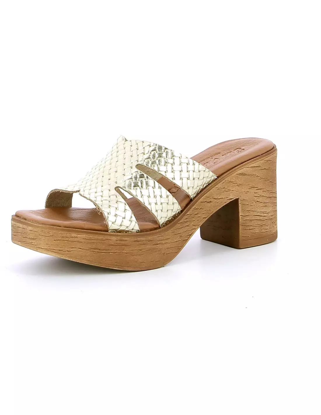 ELLA GUAPA ELAFE - Mules & sabots Platino