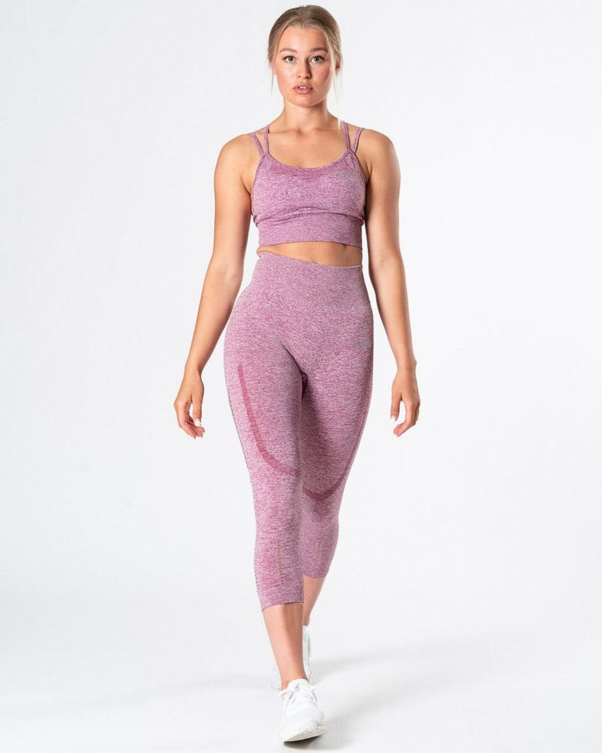 ICIW<br>Queen Mesh 3/4 Tights V2 Mulberry Melange - XS