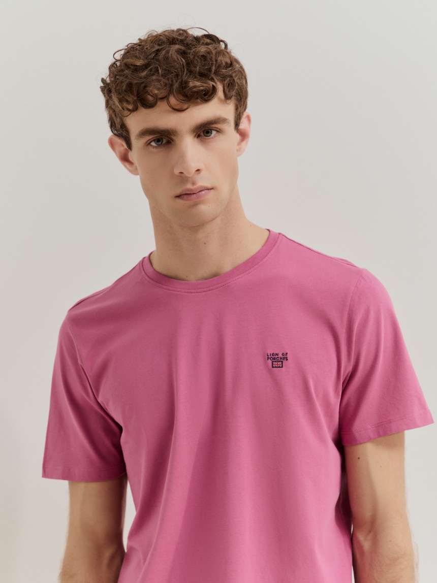 T-shirt básica em algodão