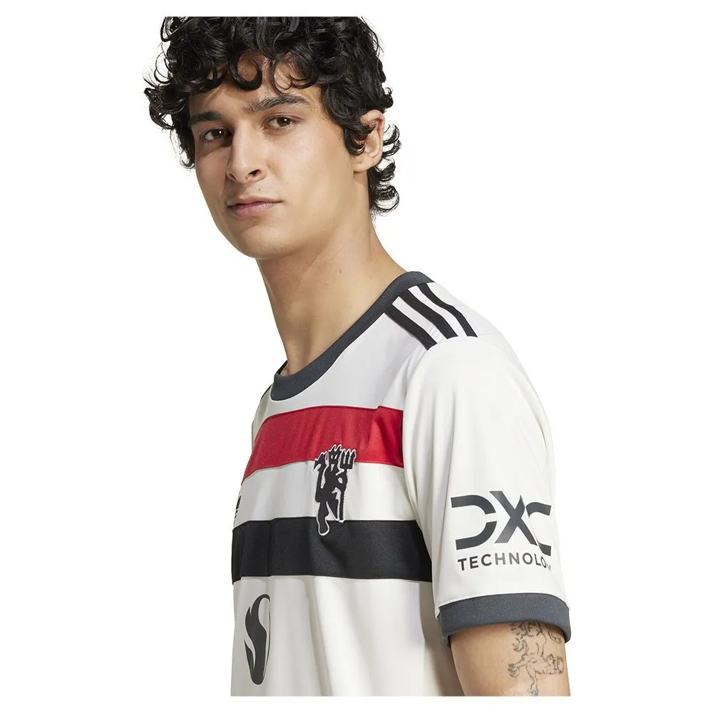 adidas Manchester United 24/25 3 Stripes kurzarm-T-shirt