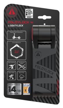 Antivol Pliable 75 cm Seatylock Foldylock 75   Support