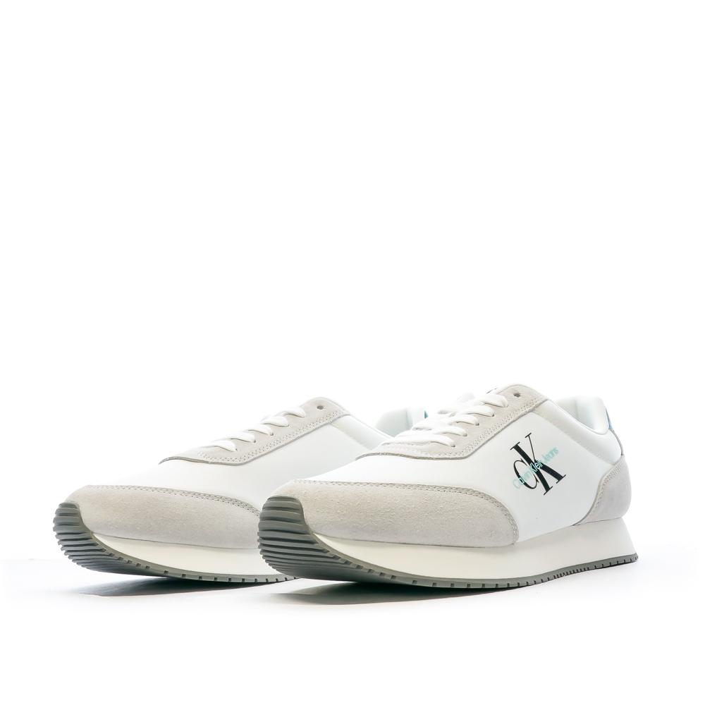 Calvin Klein Jeans Baskets Blanches Homme Calvin Klein Jeans YM0YM00746