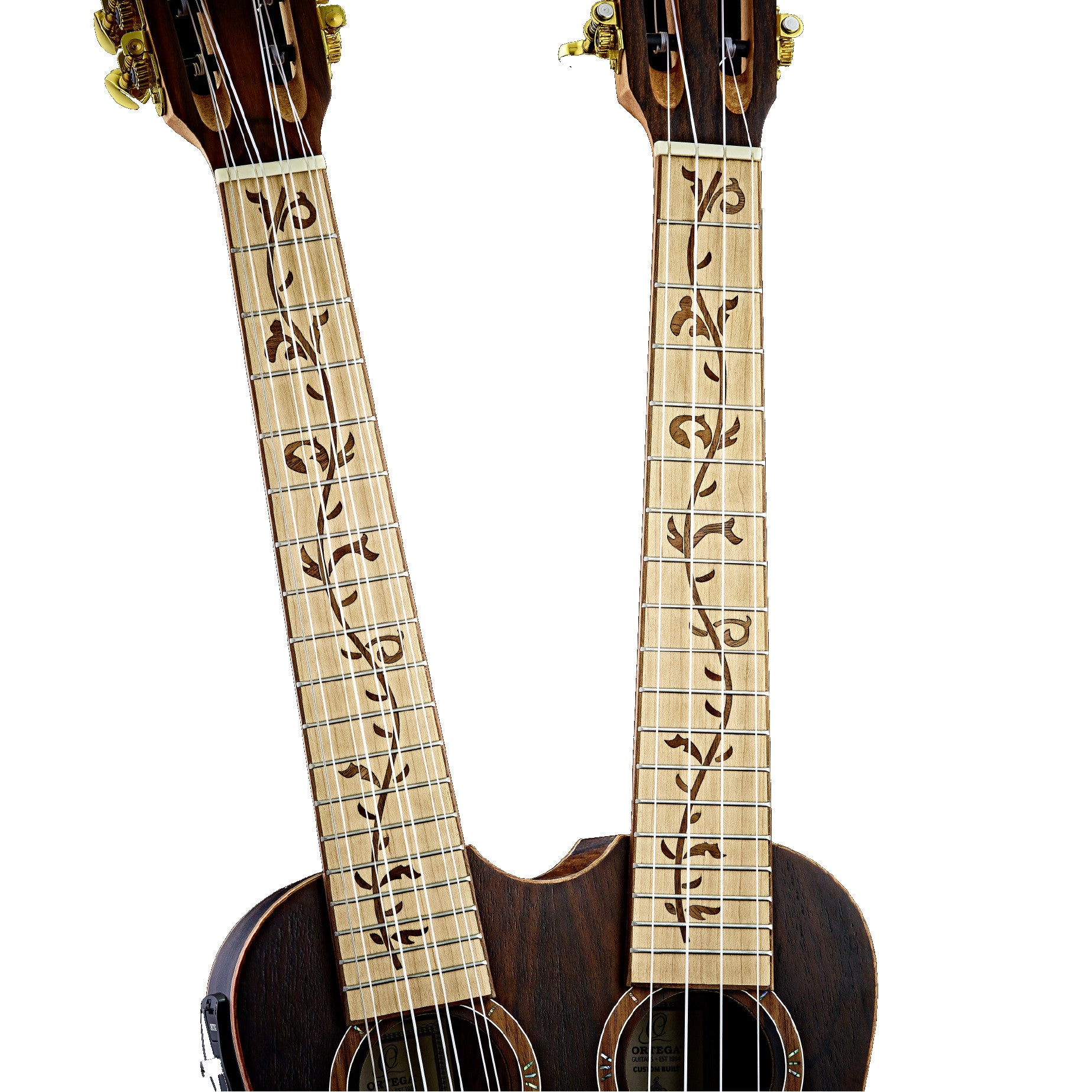 Ortega HYDRA-ZS double neck ukelele met gigbag