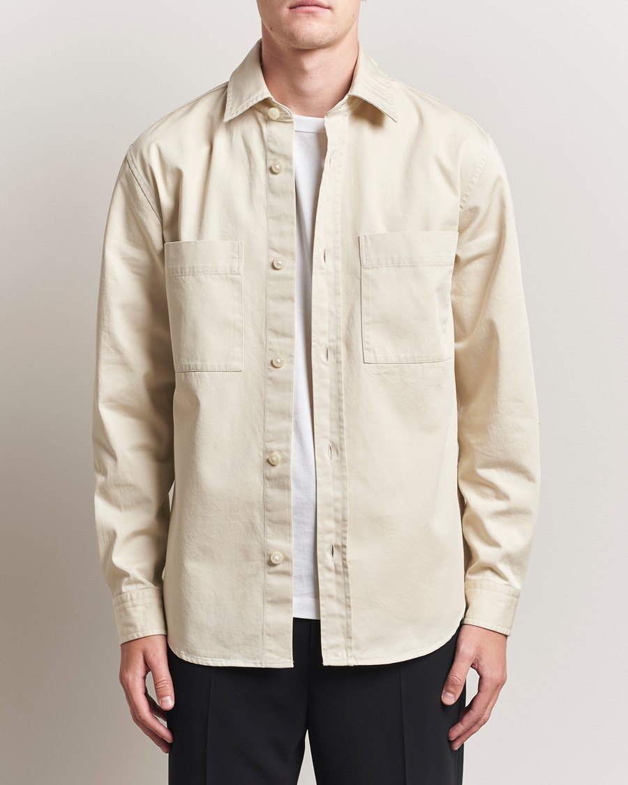 BOSS BLACK Owen Overshirt Open White