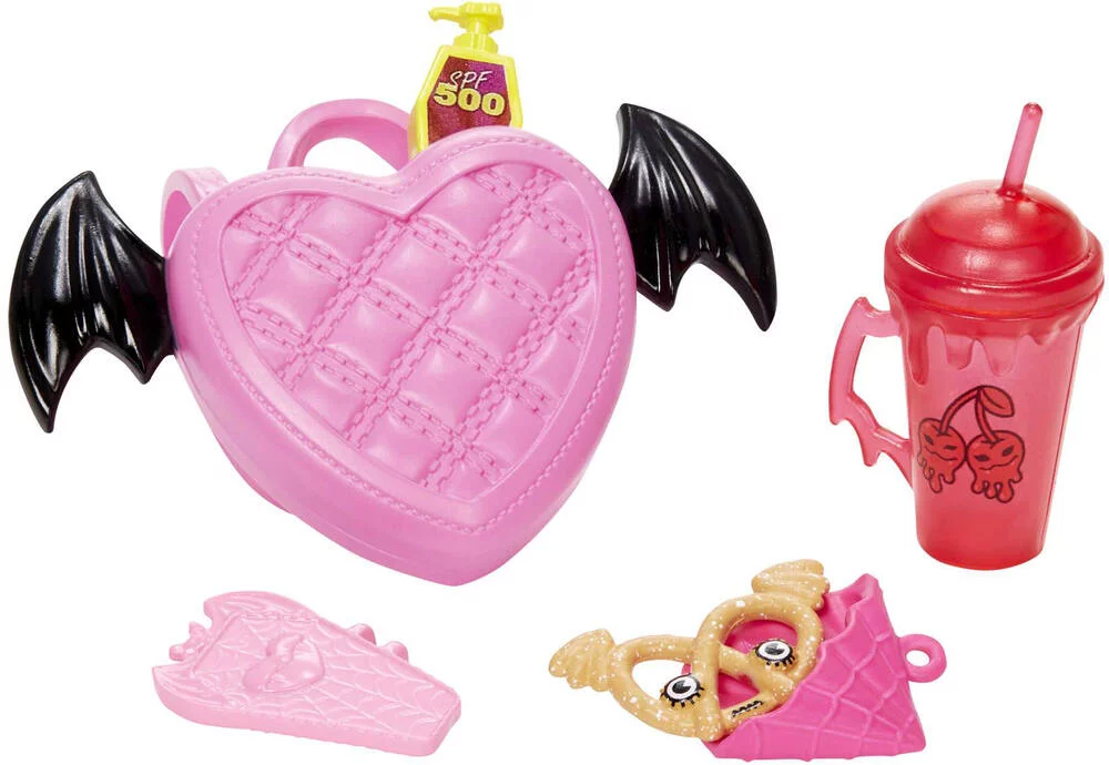 MONSTER HIGH -  POUPEE DRACULAURA AVEC CHAUVE-SOURIS DE COMPAGNIE
