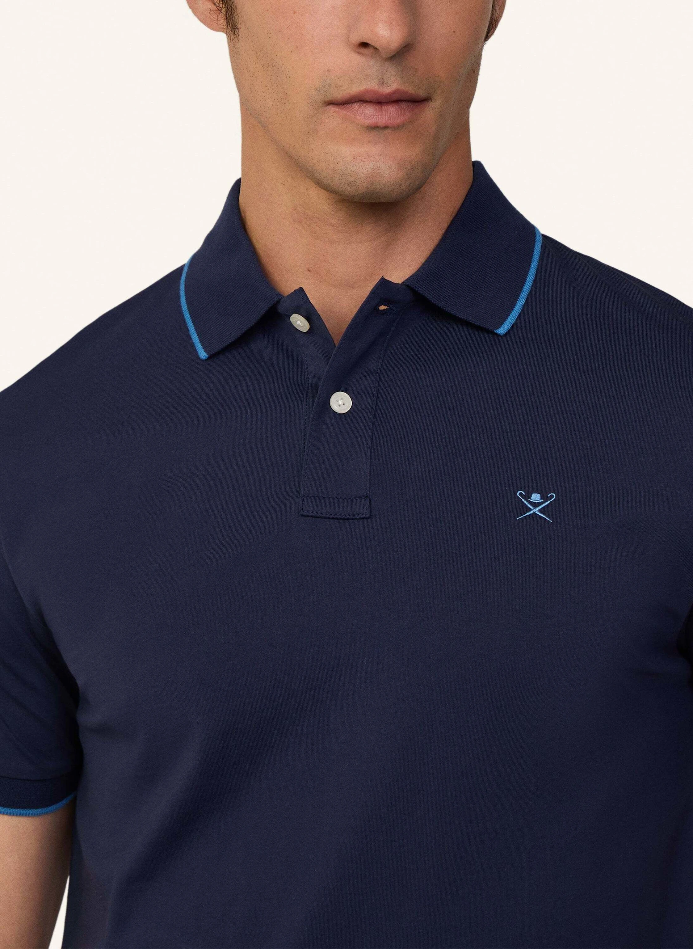 HACKETT LONDON Poloshirt TIPPED JERSEY POLO