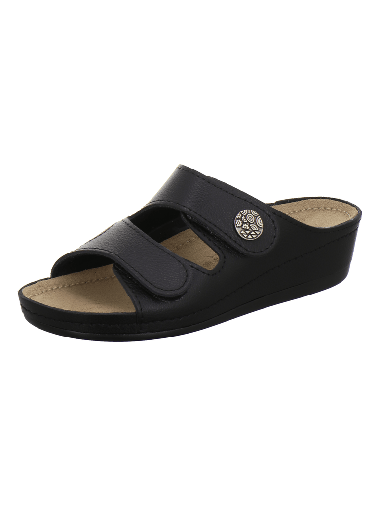 Comfort Pantolette Damen Hallux schwarz