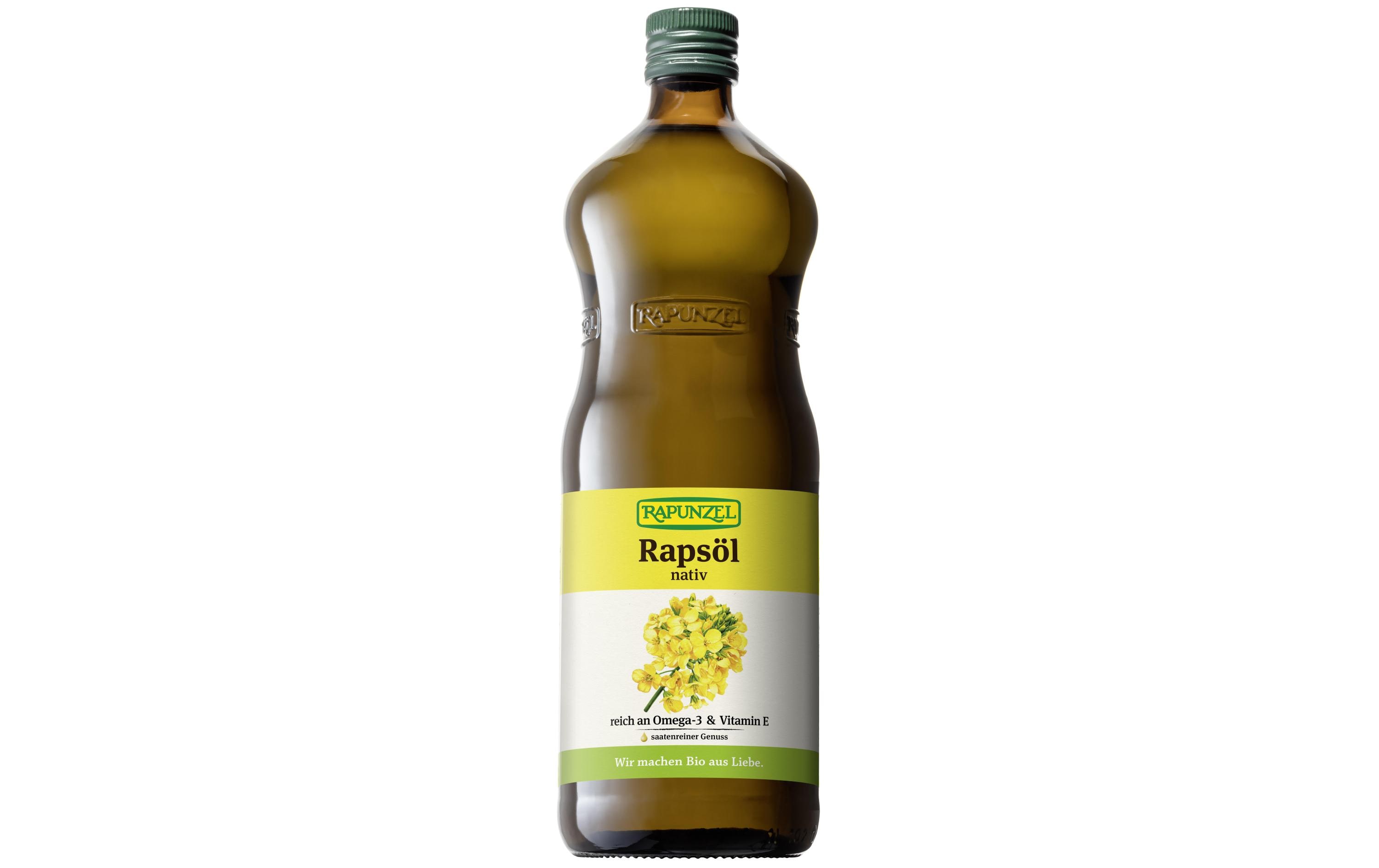 Rapsöl Bio nativ 1 lAromatisches Speiseöl aus Raps