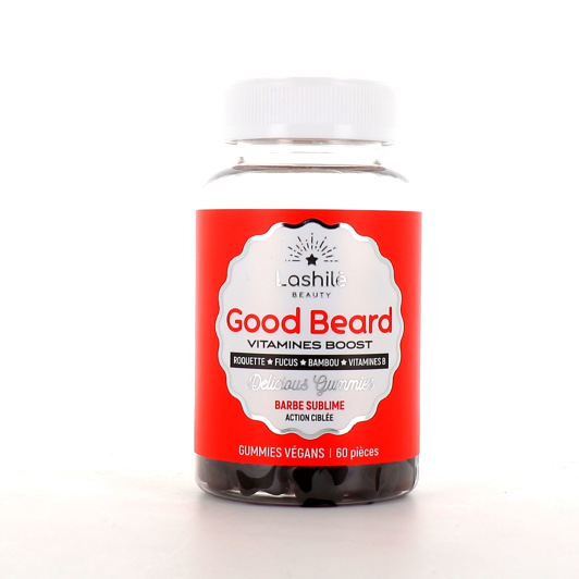 Lashile Good Beard : gummies pour la barbe - Beauté homme