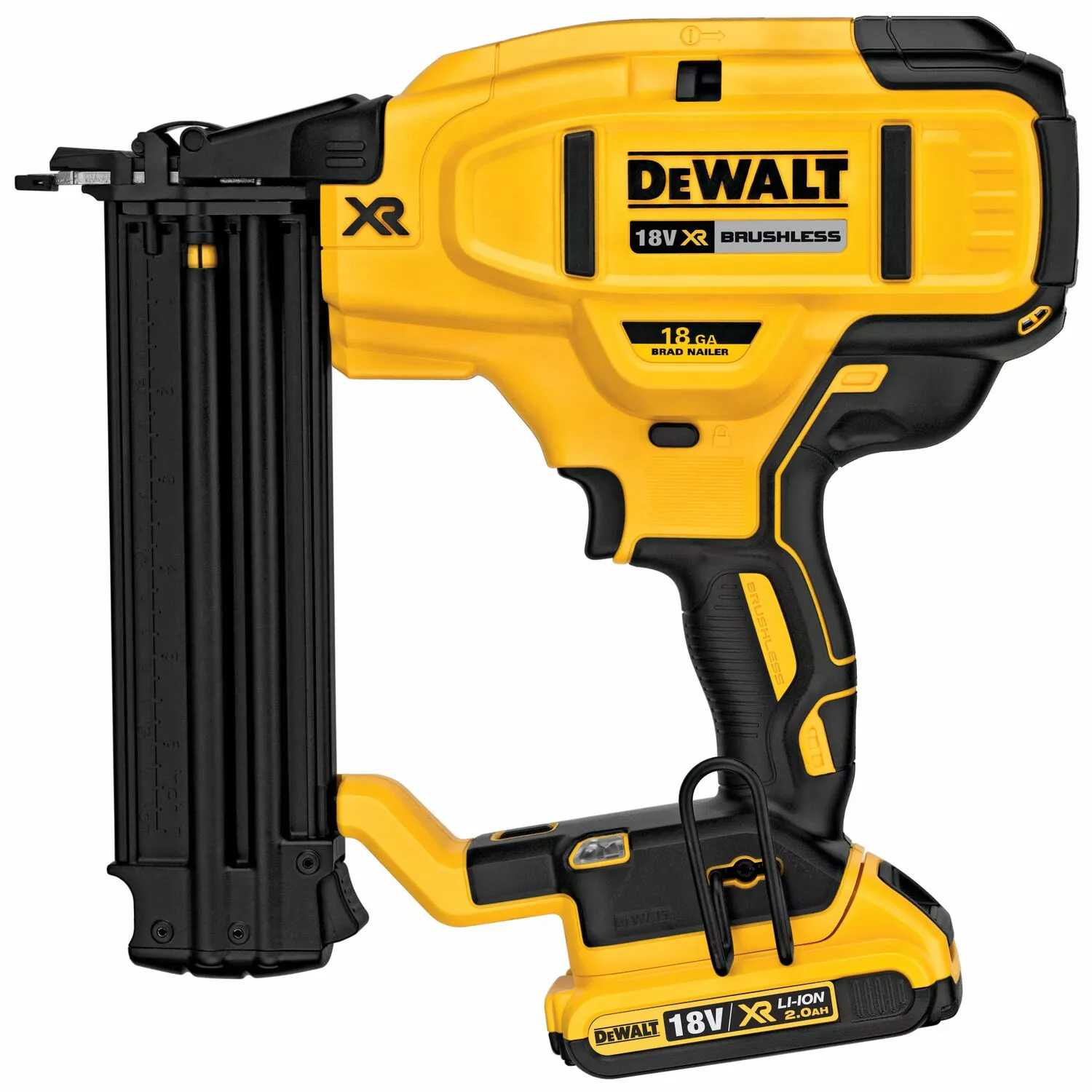 DeWALT DCN680NT 18V Li-Ion Accu afwerk tacker body in TSTAK - 15-54mm - 18 Gauge - koolborstelloos