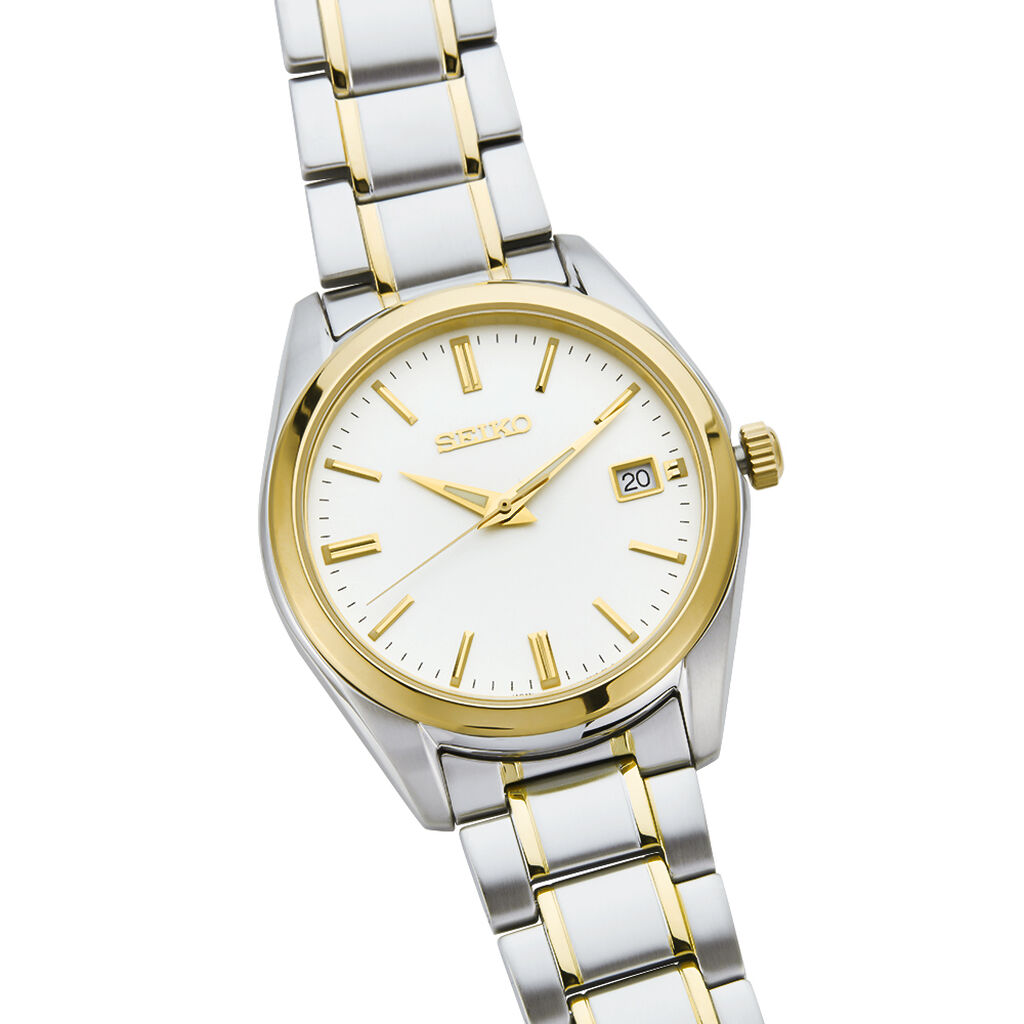 Montre Seiko Classique Blanc