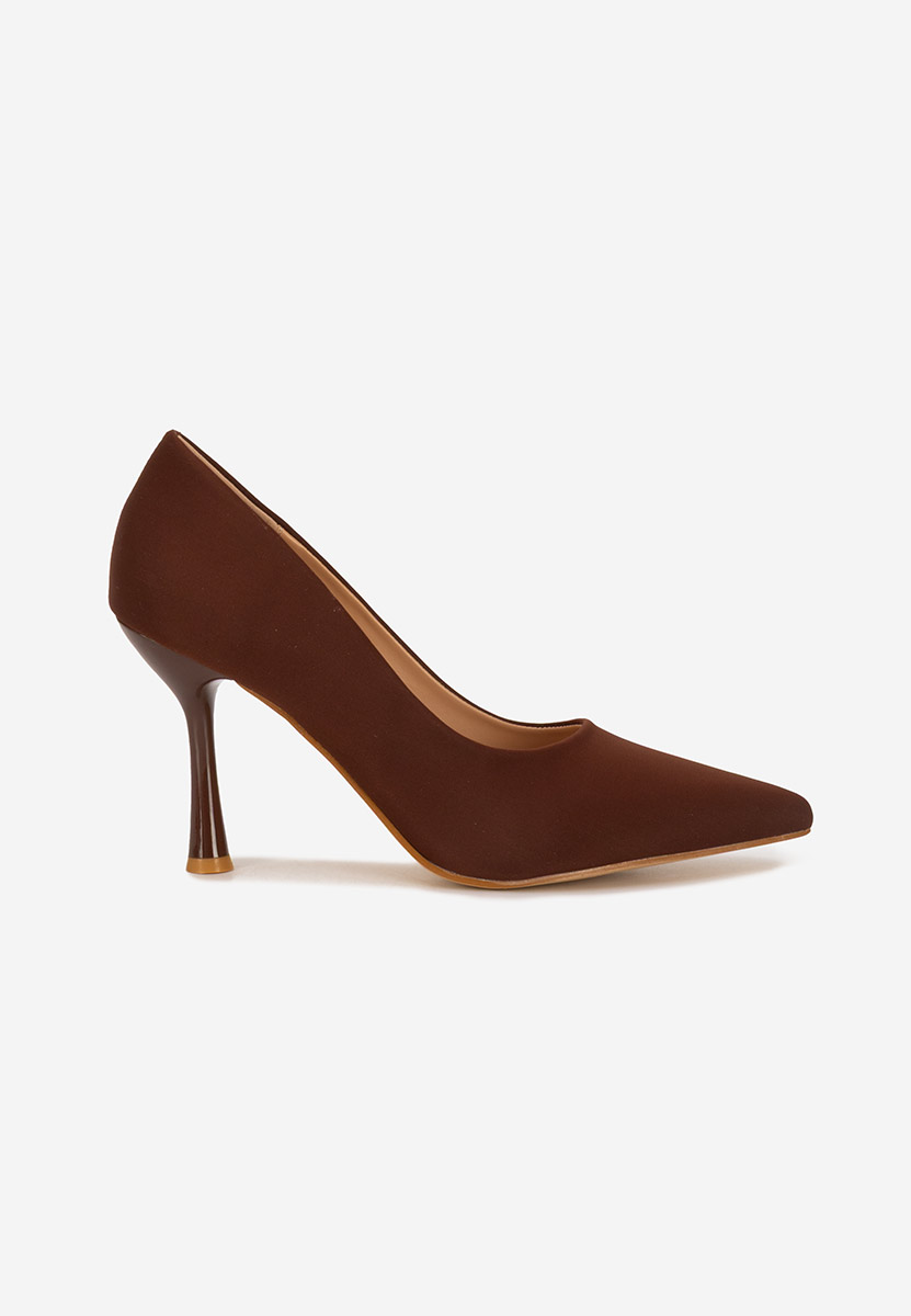 Chaussures à talon aiguille bruns Anuria