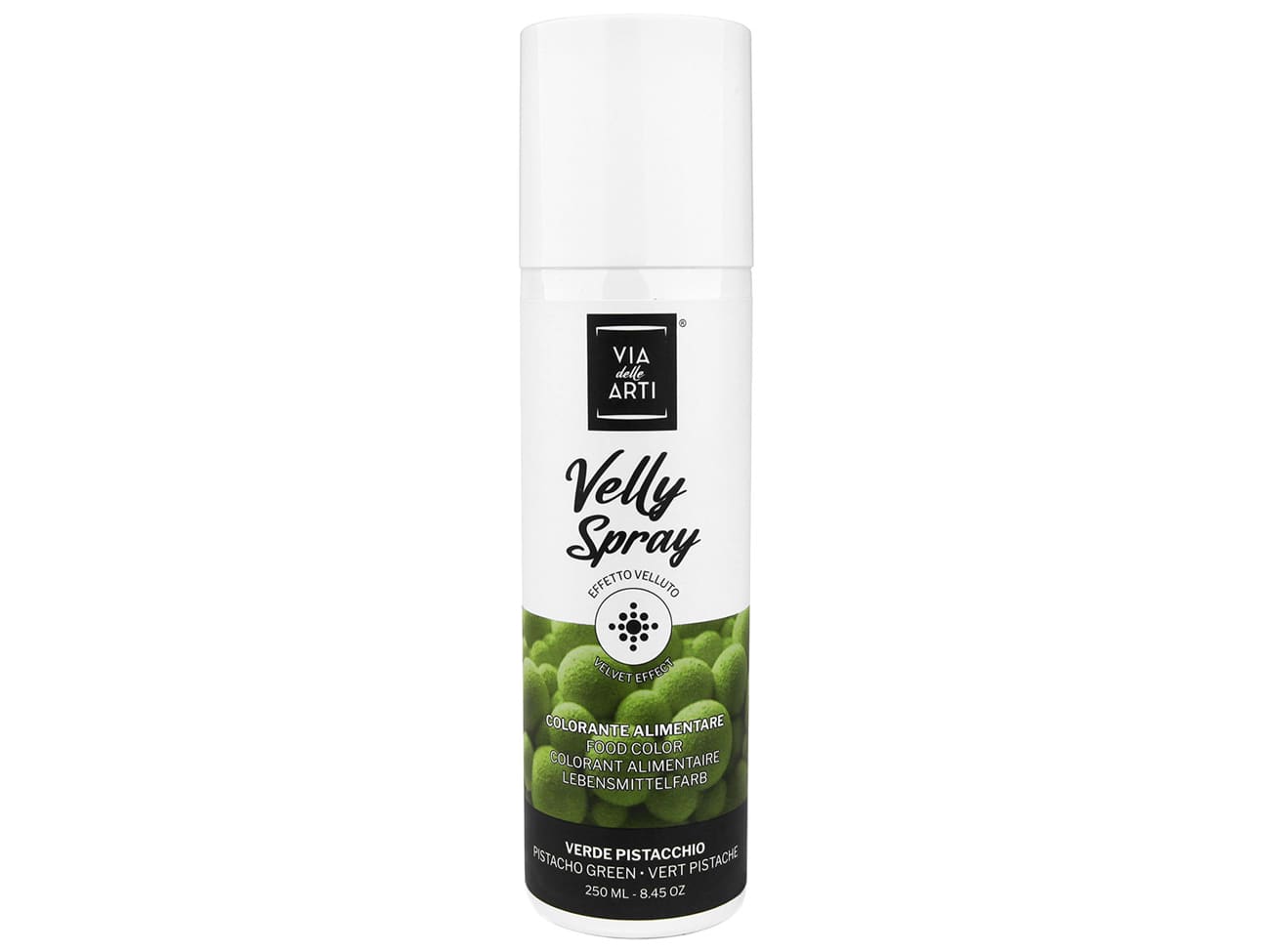 Colorant en spray effet velours - 250 ml - Vert pistache - Velly Spray