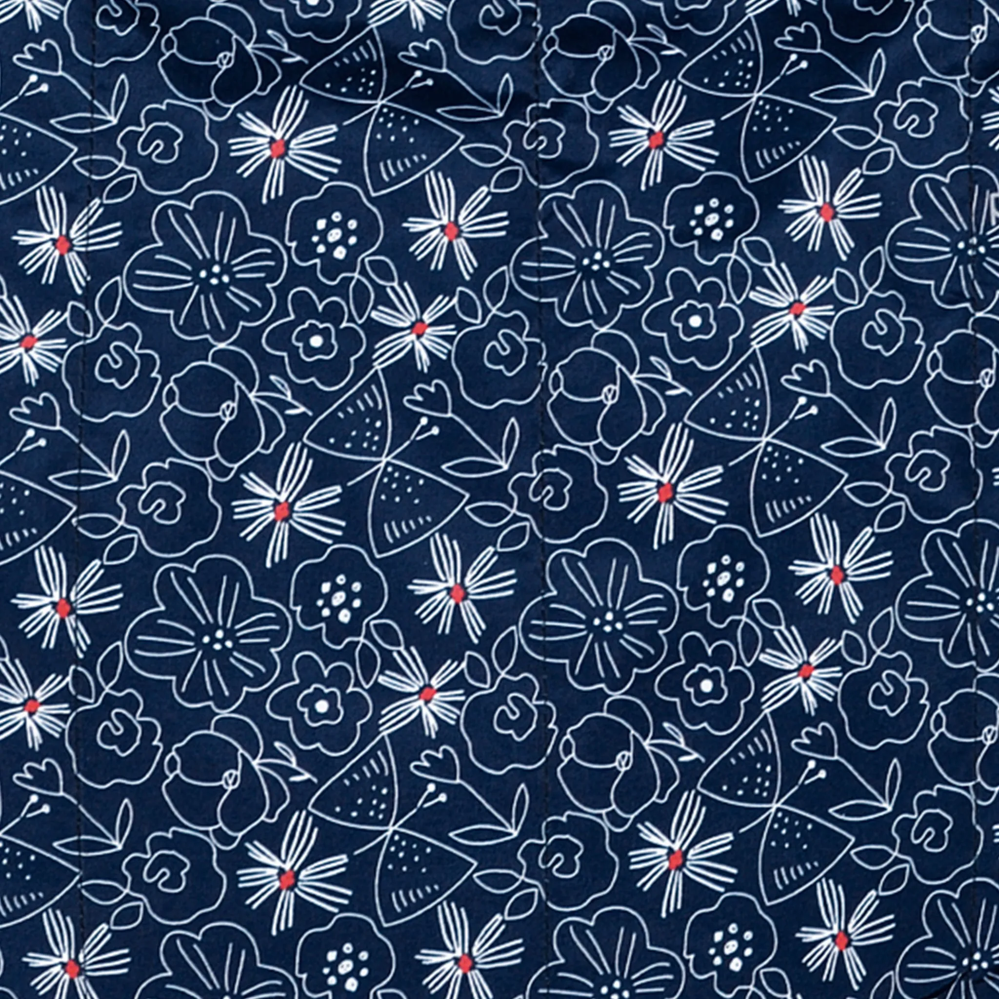 Perlimpinpin Housse de Siège d'Auto Mi-Saison - Floral Marine