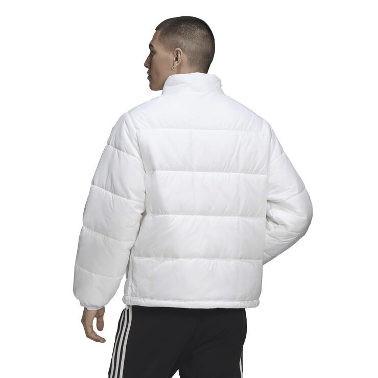 adidas padded stand collar puffer jacket Hvid