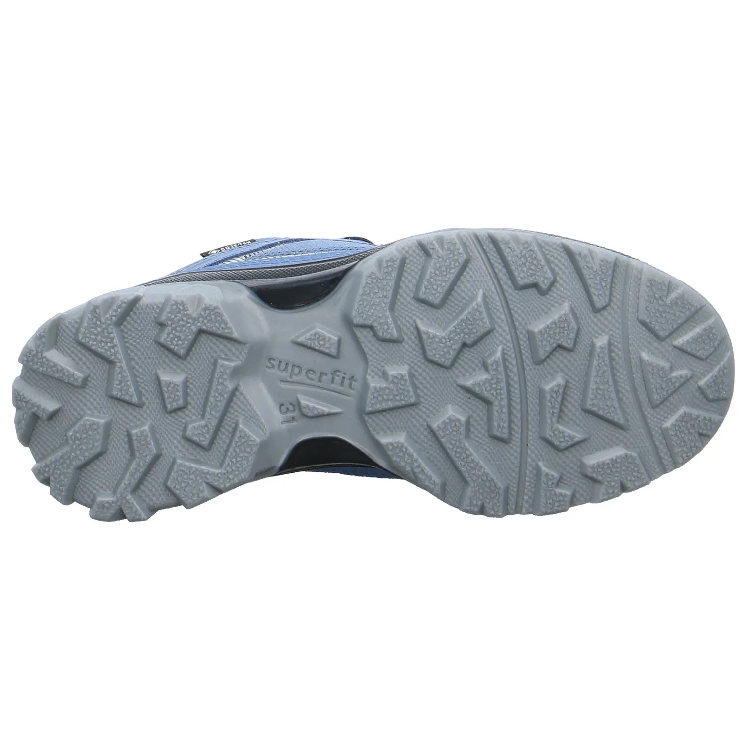 SUPERFIT Jugend-Halbschuh Blau Textil  Sneaker Outdoor