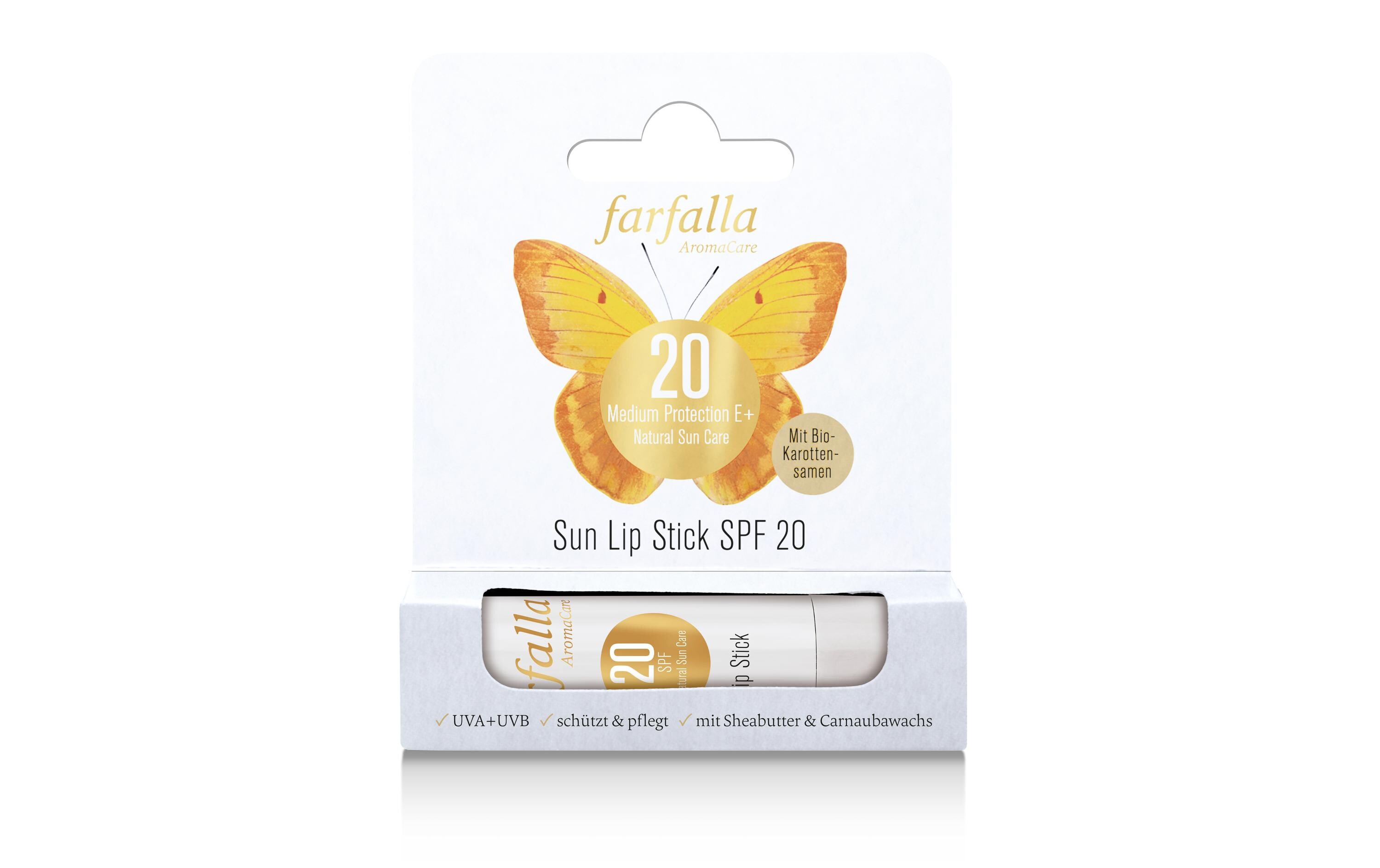 Lippenpflege Medium Protection E+ Sun Lip Stick SPF 20 4.6 gEine sichere Pflege für die empfindlichen Lippen, schützend und feuchtigkeitsspendend dank mineralischem SPF 20