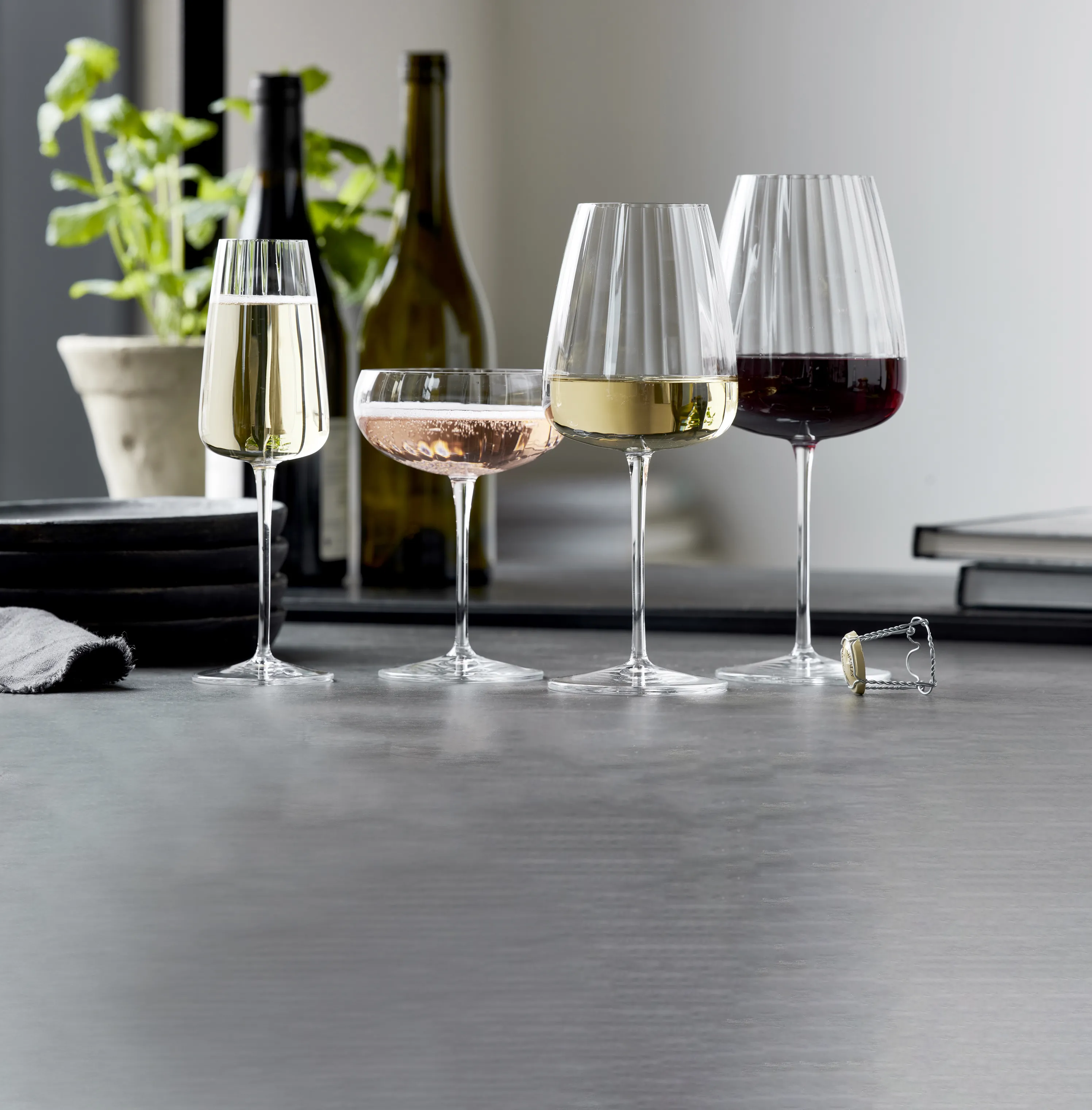 Luigi Bormioli Optica Champagneglas - 4 stk.