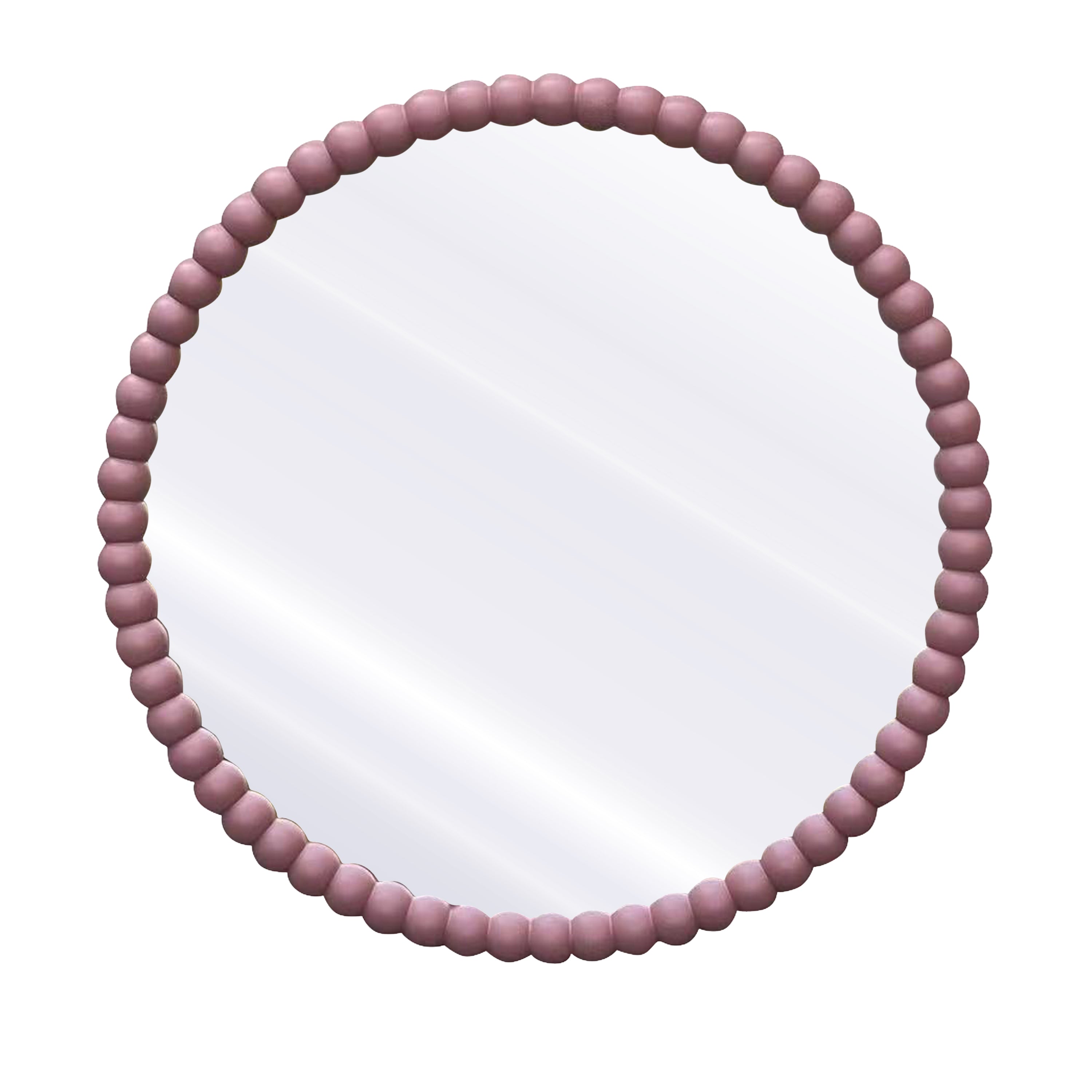 by fonQ Pompom Spiegel Ã 71 cm - Rosé
