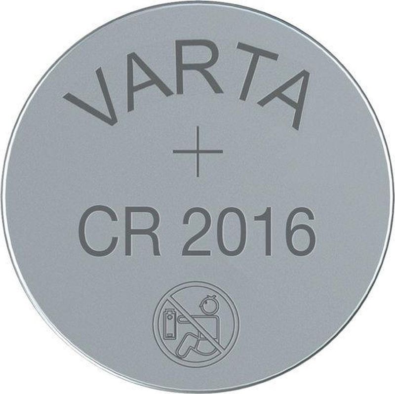 Varta - CR2016 - Knoopcellen - Set van 5 - Lithium - 3V