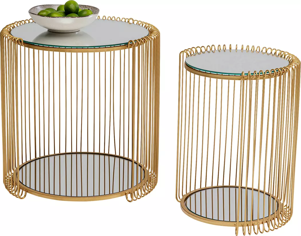 Beistelltisch Wire Double 87673 2er Set