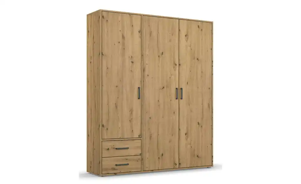 Drehtürenschrank ohne Absetzung 140 cm 3 Stück