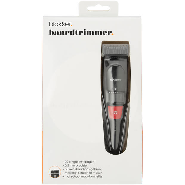Blokker baardtrimmer BL-23009 - 20 lengtestanden
