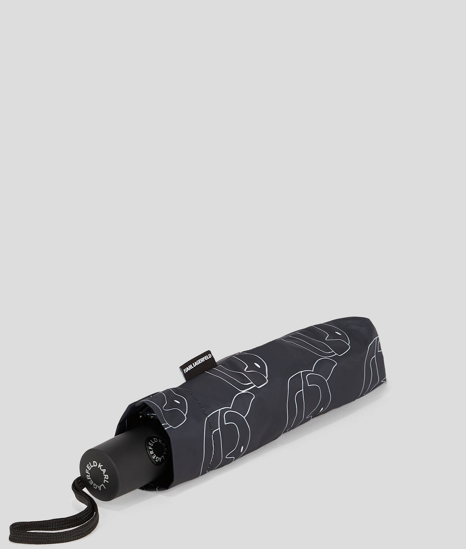 PARAPLUIE AVEC IMPRIMÉ IKON NFT FAÇON ALL-OVER - NFT All Over Pattern Noir