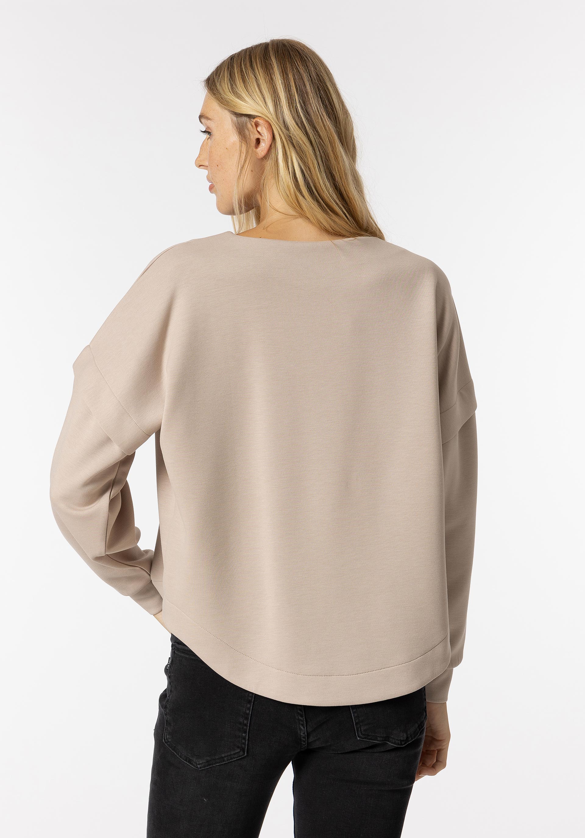 Sweatshirt com Mensagem Bordada