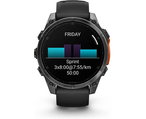 Garmin Fenix 8 AMOLED 47mm, Slate Gray Steel/Black