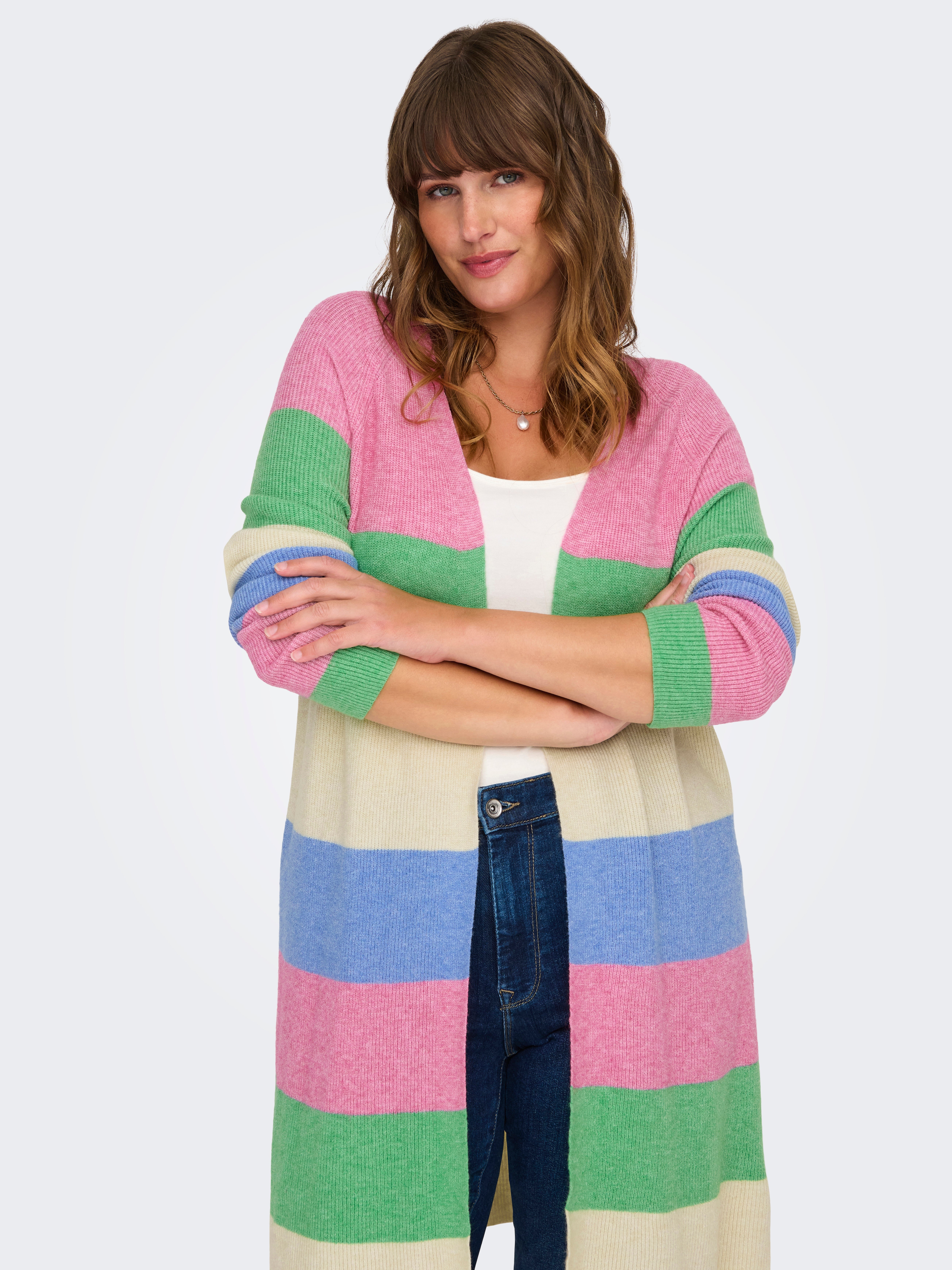 CARATIJA Strickjacke Carmine Rose