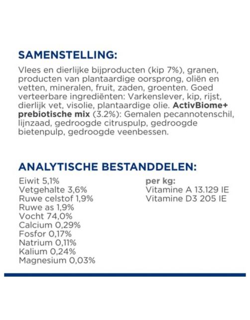 Hill's Prescription Diet Gastrointestinal Biome Digestive Care - Hondenvoer - Kip 370 g
