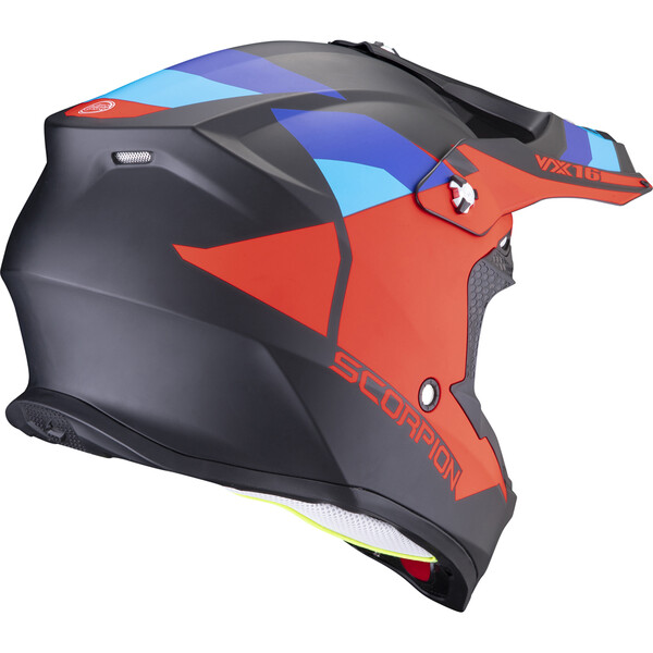 Scorpion - Casque VX-16 Evo Air Spectrum Noir Mat / Rouge / Bleu