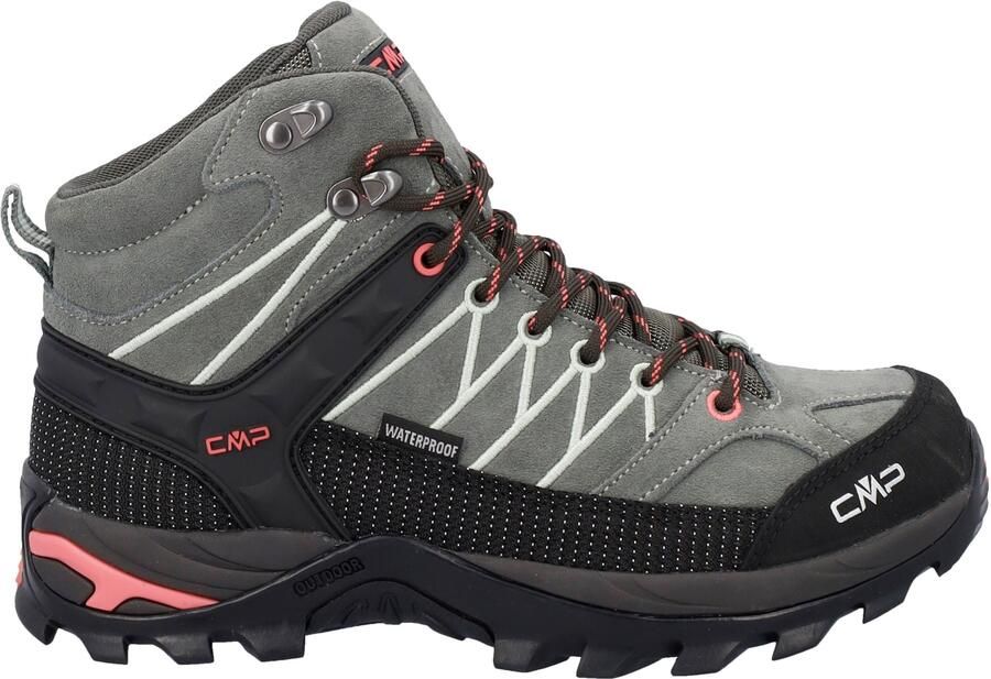CMP Women's Rigel Mid Trekking Shoes Waterproof Wandelschoenen zwart grijs
